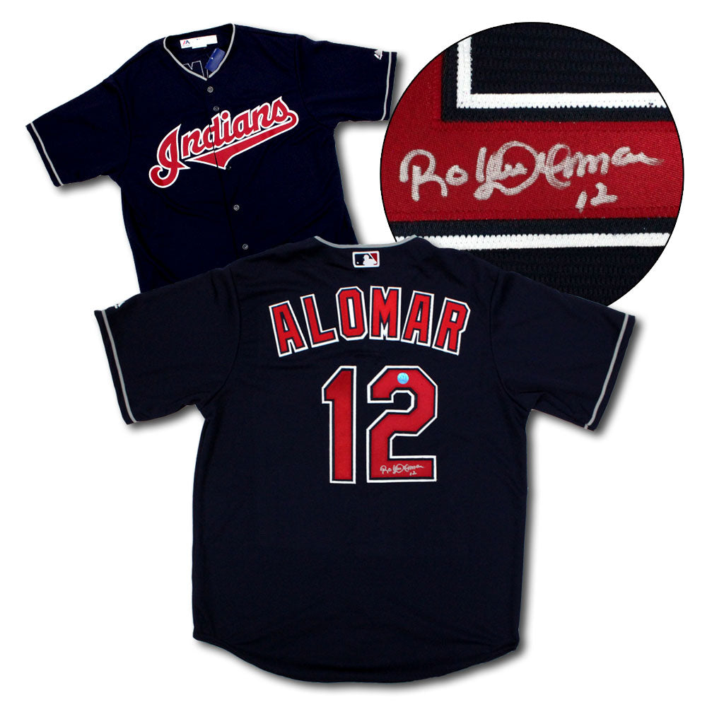Roberto Alomar Cleveland Indians Autographed Baseball Jersey