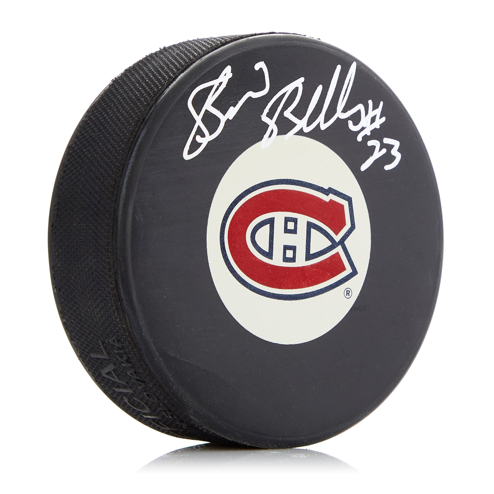 Brian Bellows Montreal Canadiens Autographed Puck