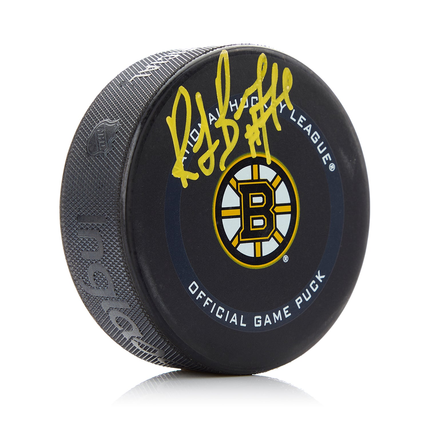 Ray Bourque Autographed Boston Bruins Official Game Puck