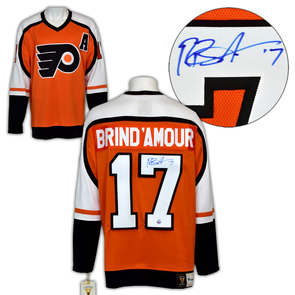 Rod Brind'Amour Philadelphia Flyers Signed Retro Fanatics Jersey
