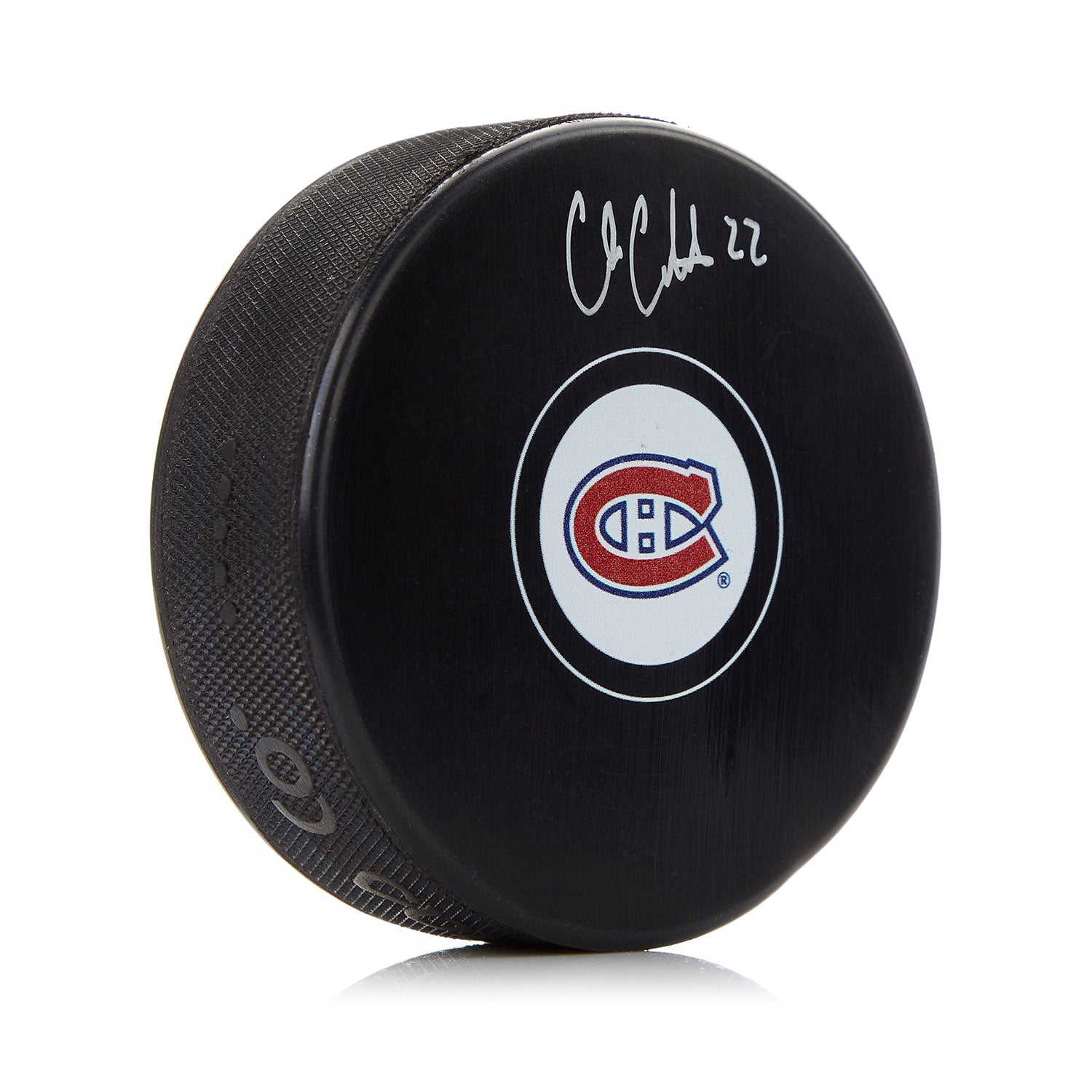 Cole Caufield Montreal Canadiens Autographed Hockey Puck