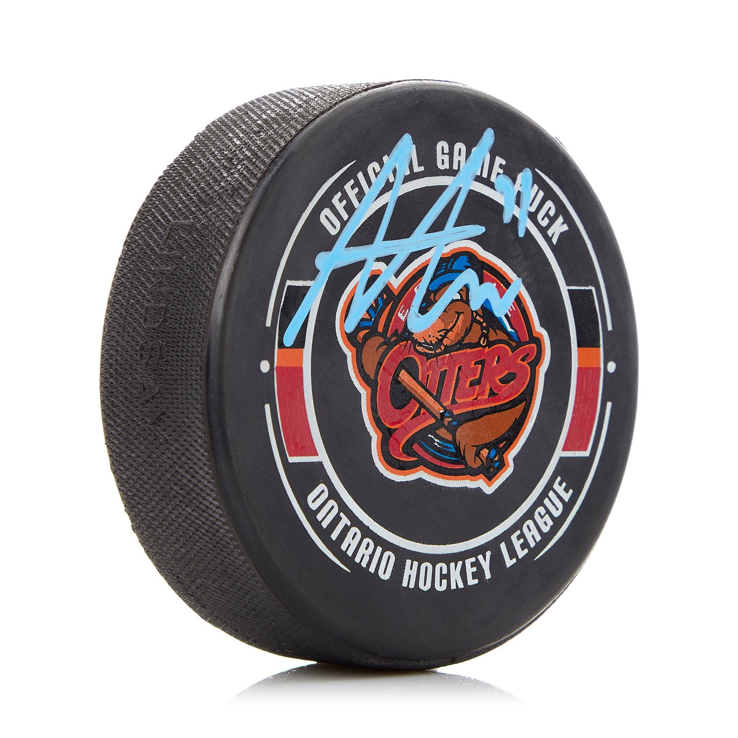 Anthony Cirelli Erie Otters Signed Official Game Puck
