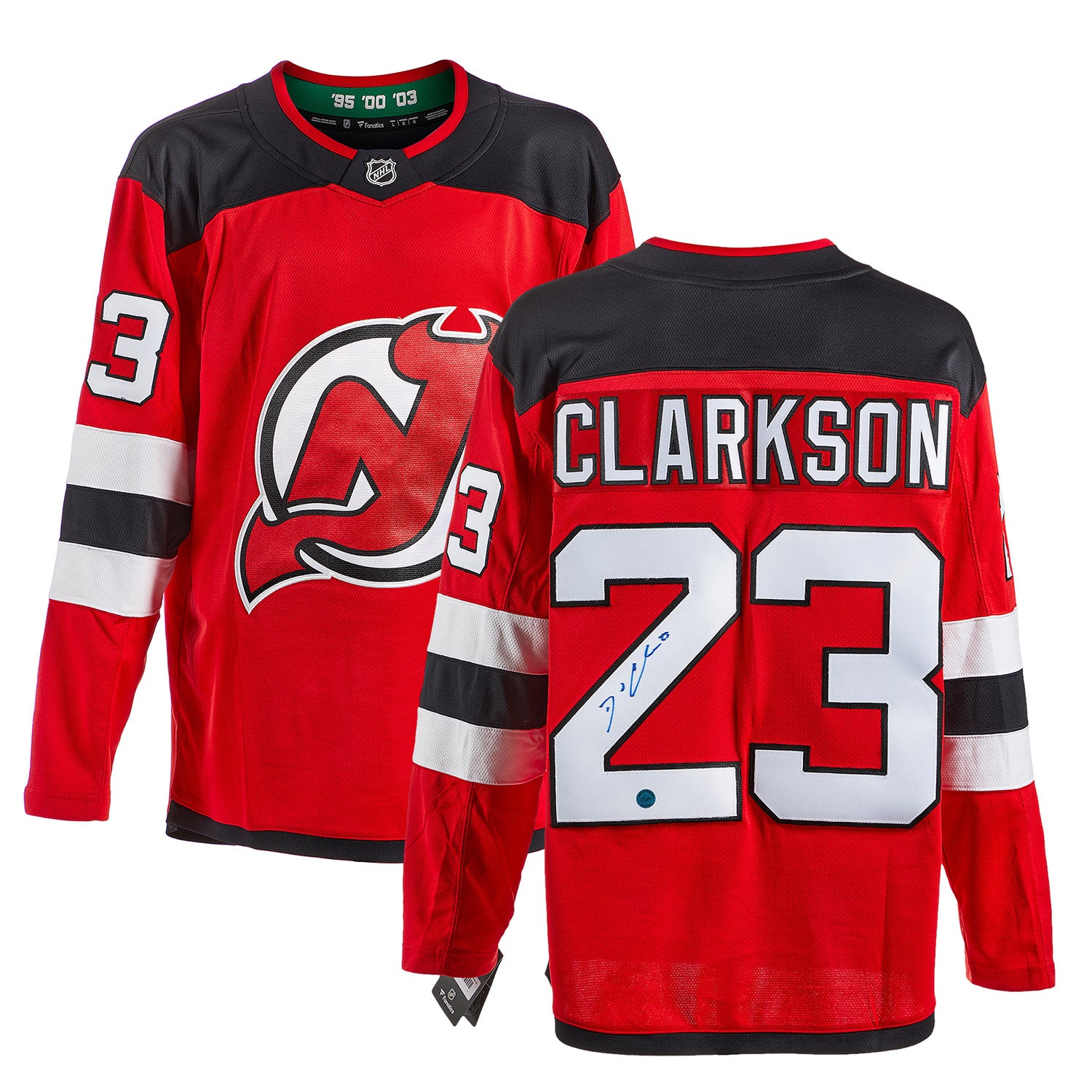 David Clarkson New Jersey Devils Autographed Fanatics Jersey