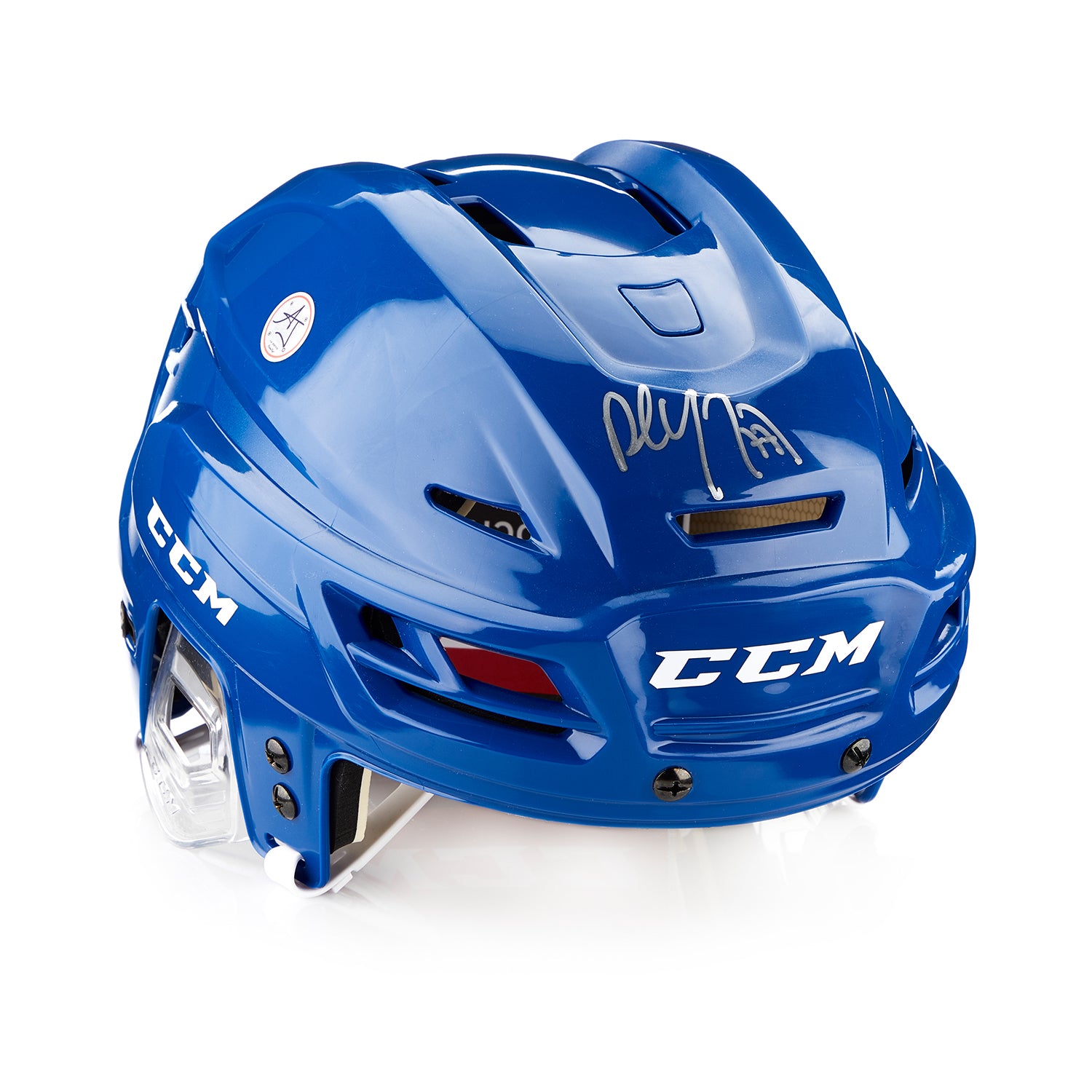 Paul Coffey Autographed Blue CCM Tacks Hockey Helmet