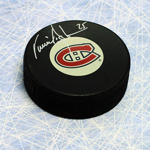 Vincent Damphousse Montreal Canadiens Autographed Hockey Puck