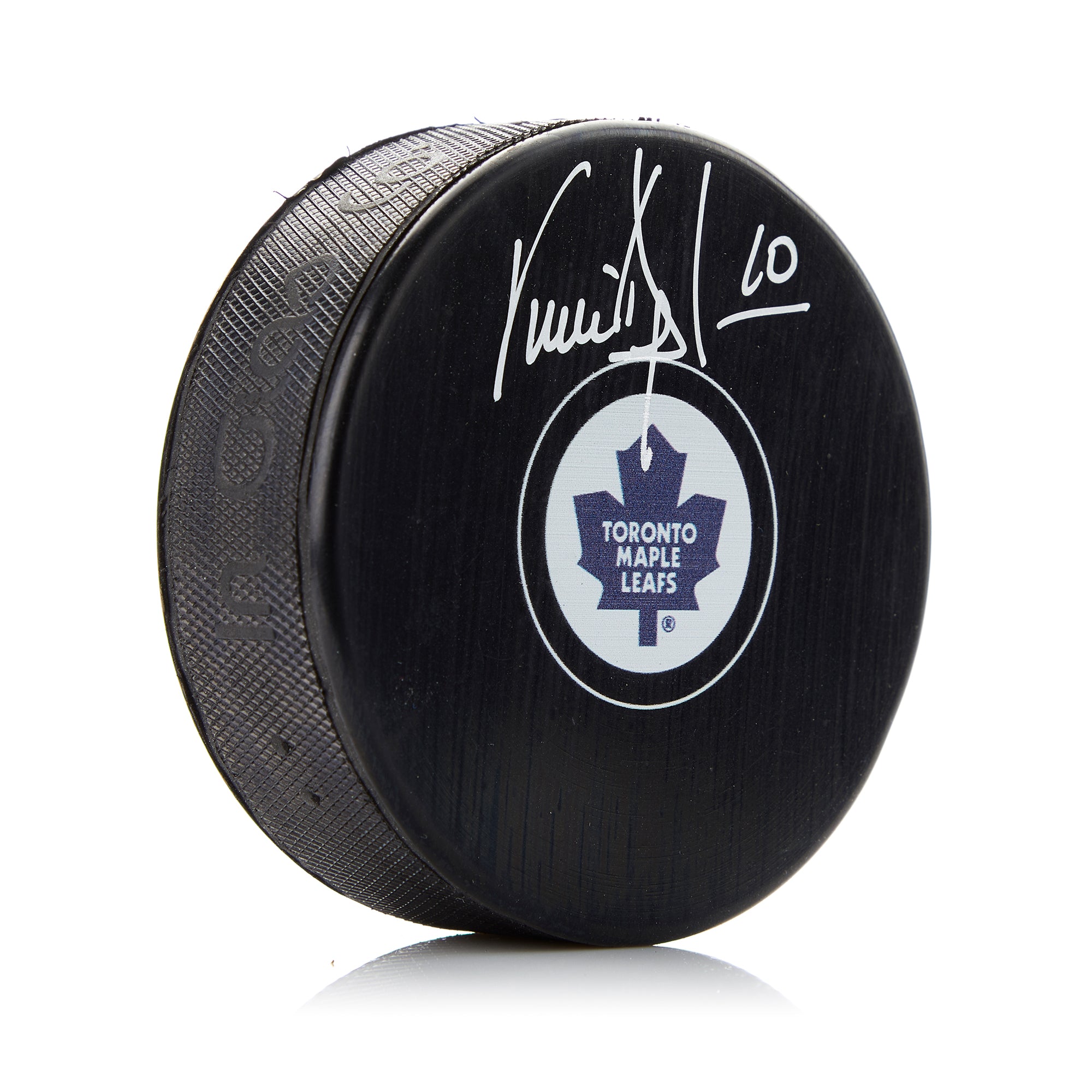 Vincent Damphousse Toronto Maple Leafs Signed Hockey Puck
