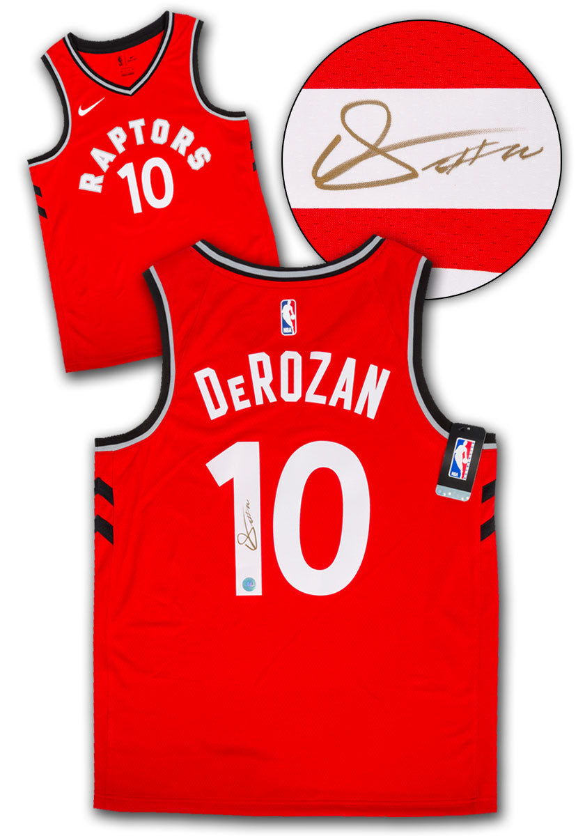 DeMar DeRozan Toronto Raptors Autographed Nike Swingman Jersey