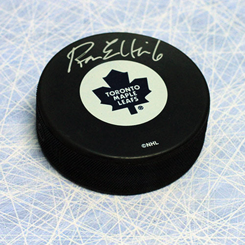 Ron Ellis Toronto Maple Leafs Autographed Hockey Puck