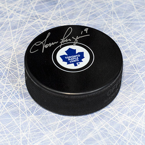 Tom Fergus Toronto Maple Leafs Autographed Hockey Puck