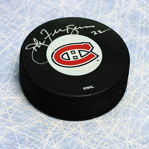 John Ferguson Montreal Canadiens Autographed Hockey Puck