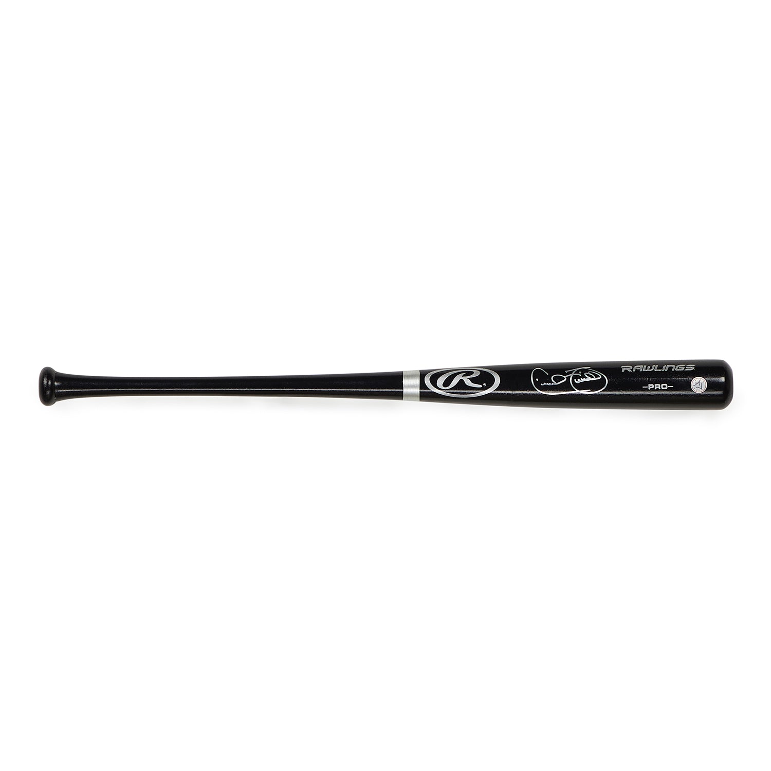 Cecil Fielder Signed Rawlings Black Big Stick Baseball Bat
