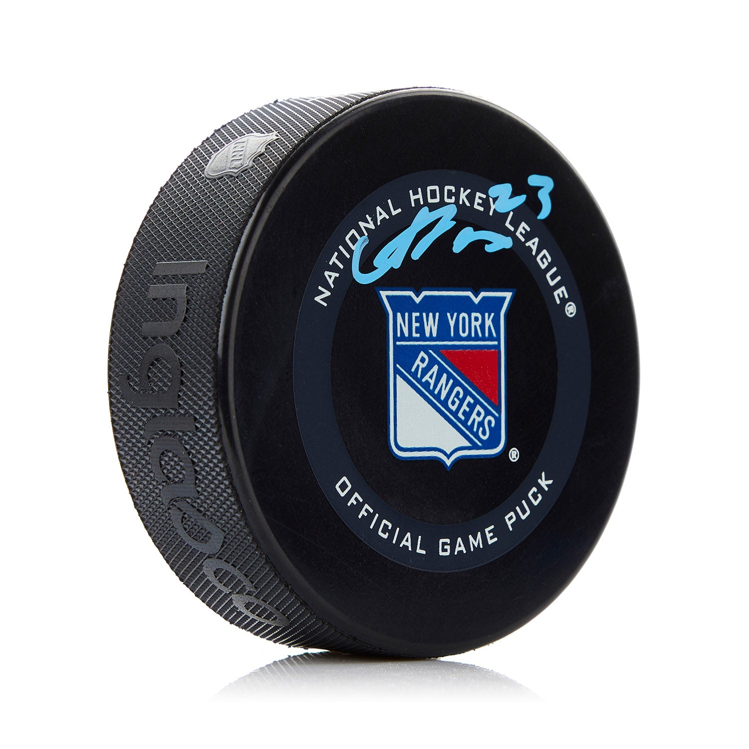 Adam Fox New York Rangers Autographed Official Game Puck