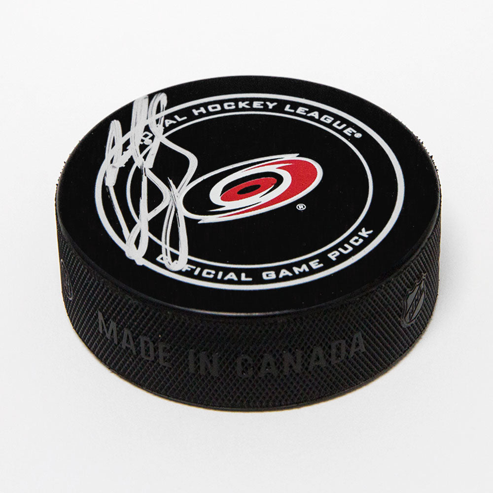 Ron Francis Carolina Hurricanes Autographed Official Game Puck