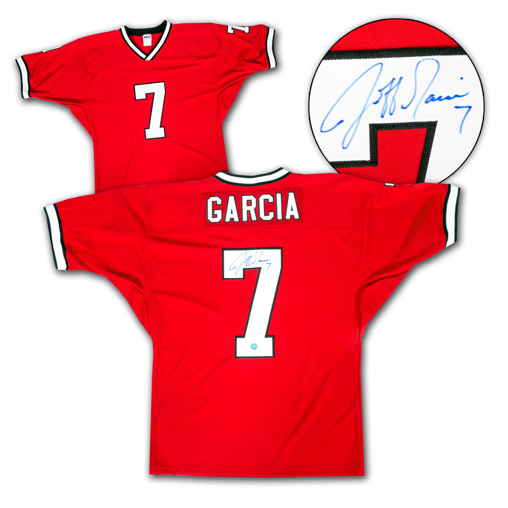 Jeff Garcia Calgary Stampeders Style Signed Canadian Football Jersey