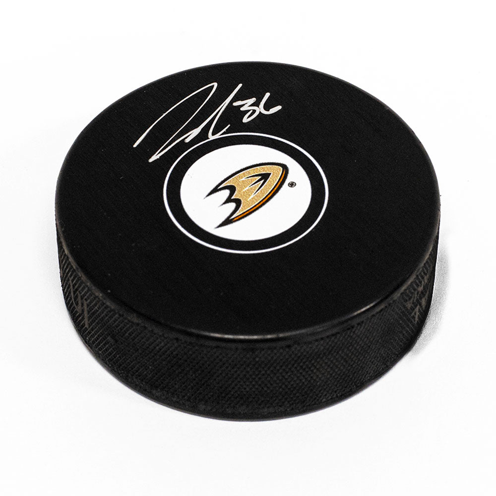 John Gibson Anaheim Ducks Autographed Hockey Puck