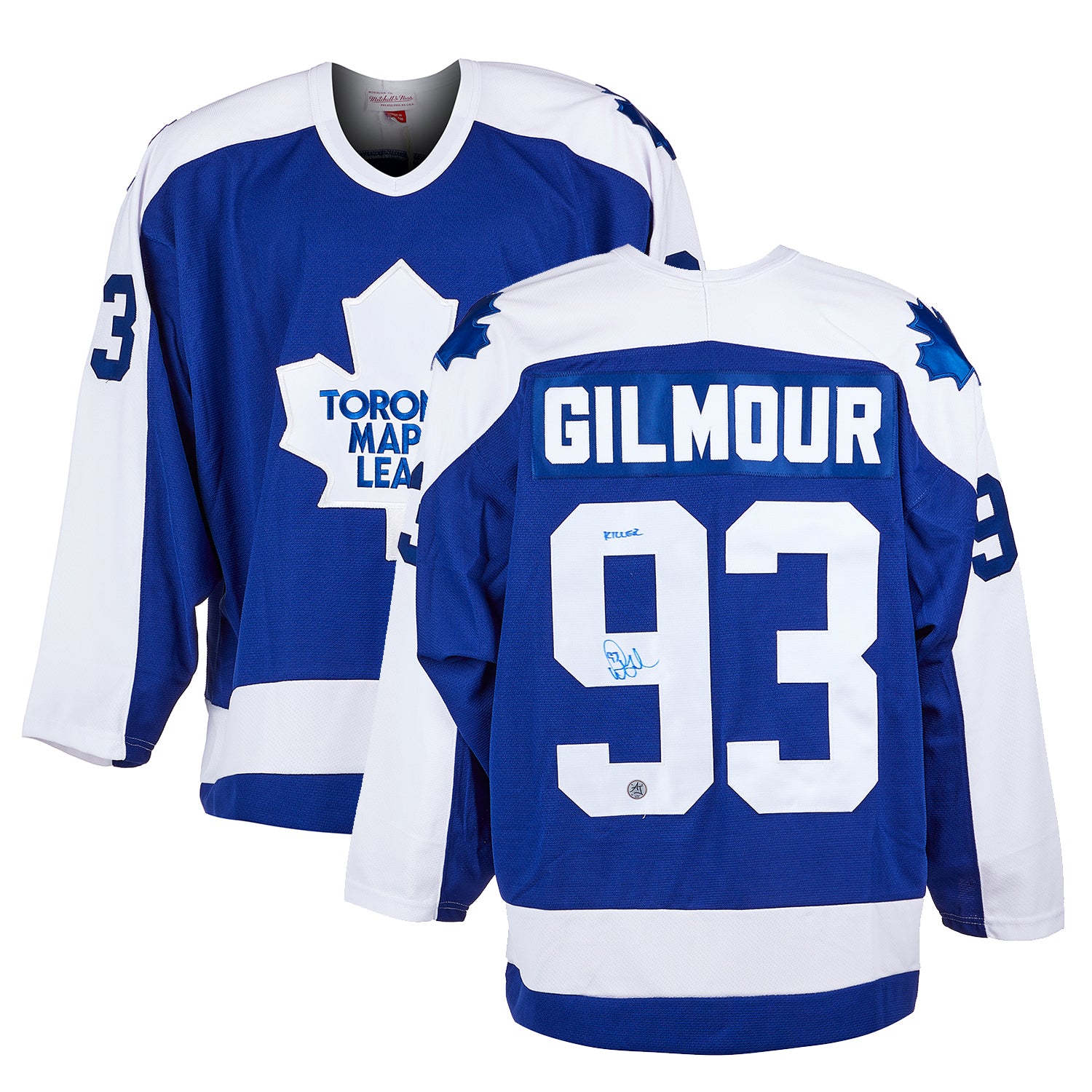 Doug Gilmour Signed Toronto Maple Leafs Retro Mitchell & Ness Jersey