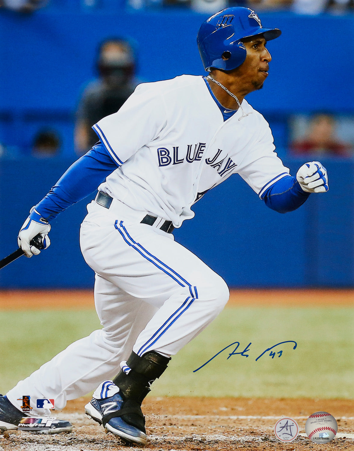 Anthony Gose Signed Toronto Blue Jays Baseball 11x14 Photo