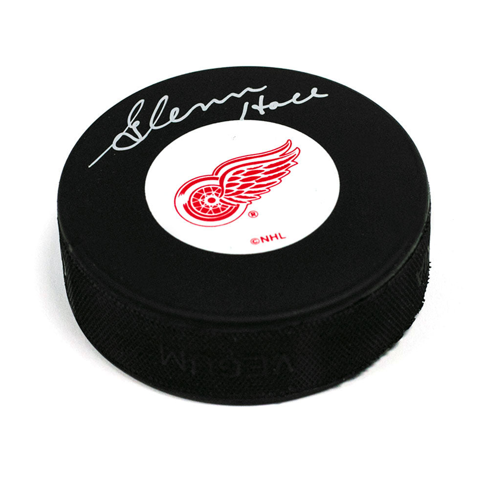 Glenn Hall Detroit Red Wings Autographed Hockey Puck