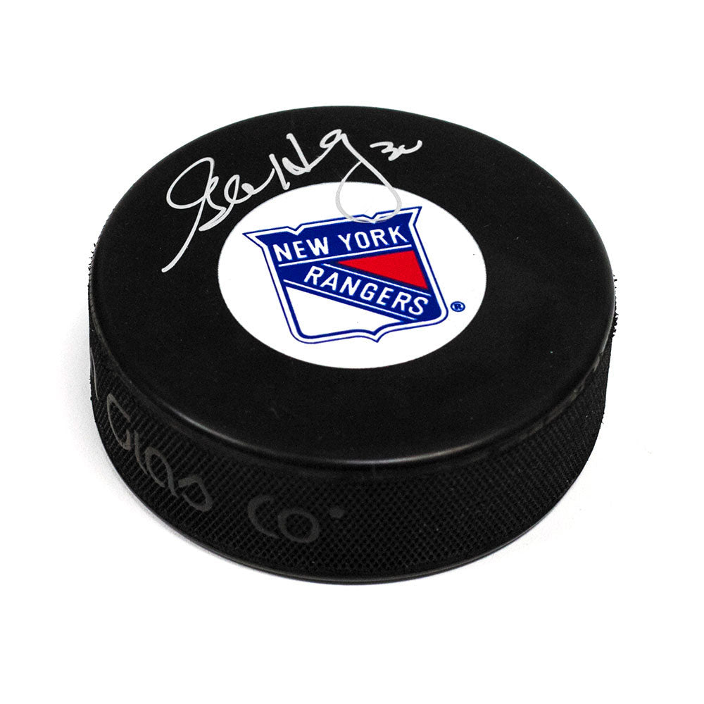 Glenn Healy New York Rangers Autographed Hockey Puck