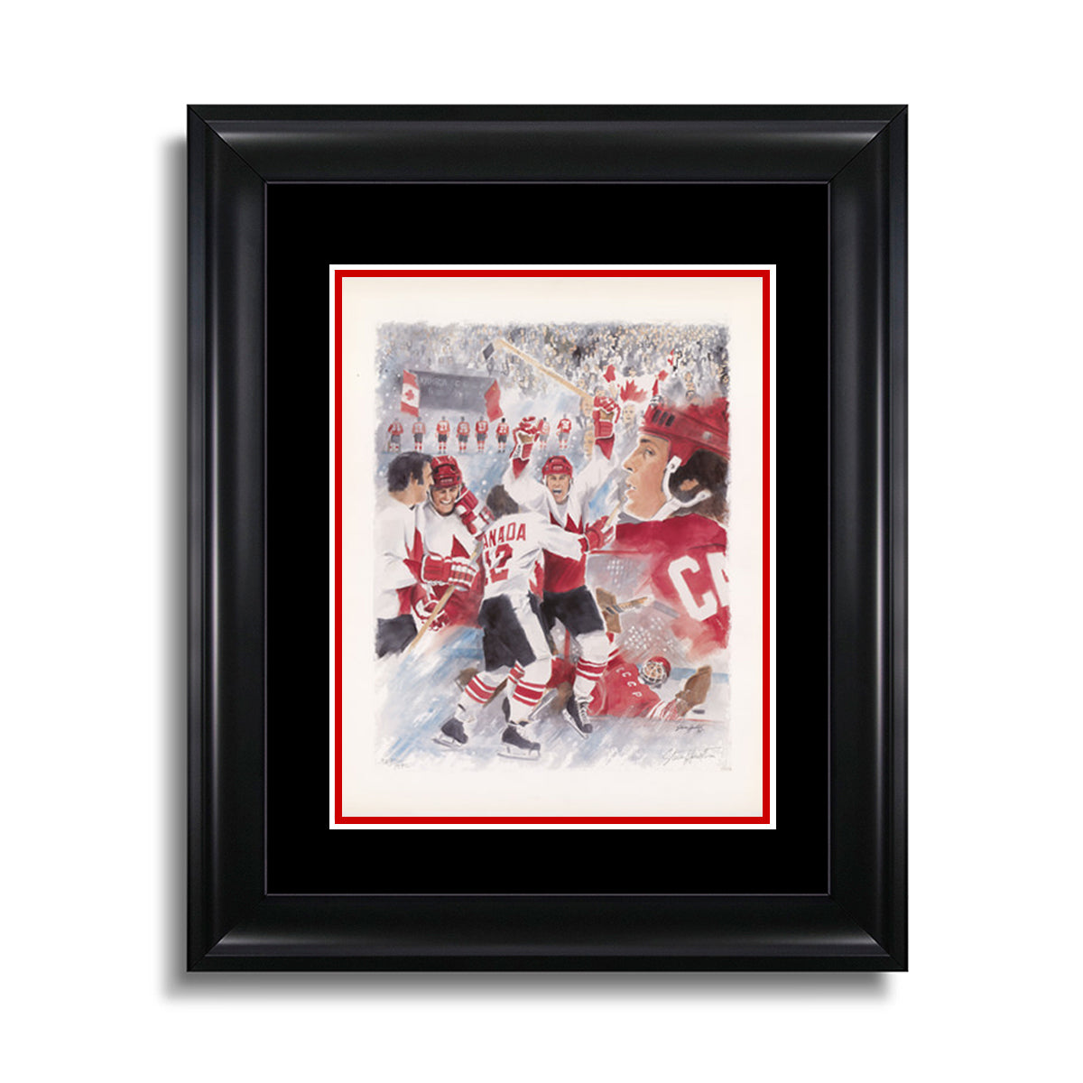 Paul Henderson Collage - Signed Limited Edition Summit Series Print - Heritage Hockey™