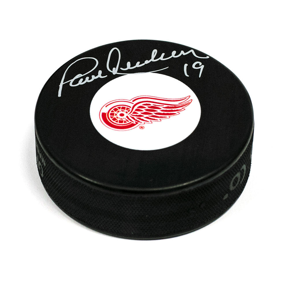 Paul Henderson Detroit Red Wings Autographed Hockey Puck