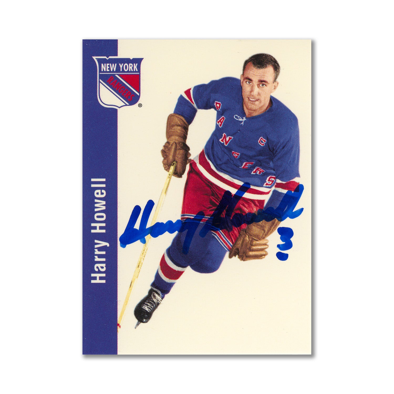 Autographed 1994 Parkhurst Missing Link #96 Harry Howell Hockey Card