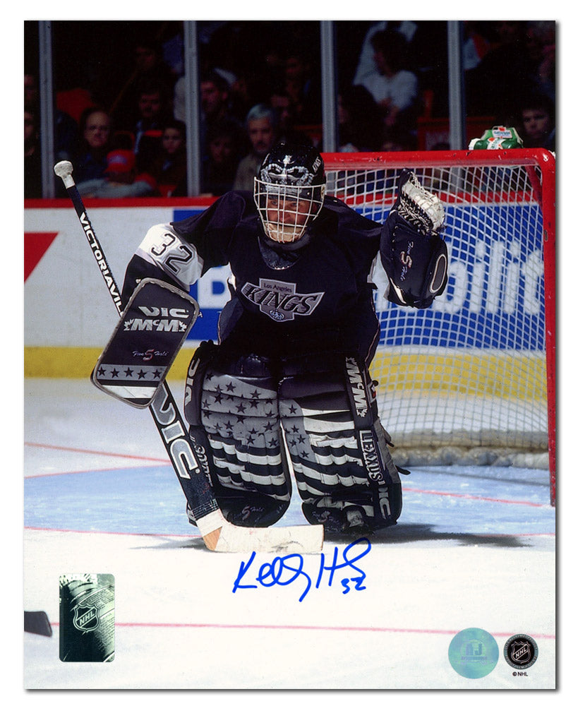 Kelly Hrudey Los Angeles Kings Autographed Hockey Goalie 8x10 Photo