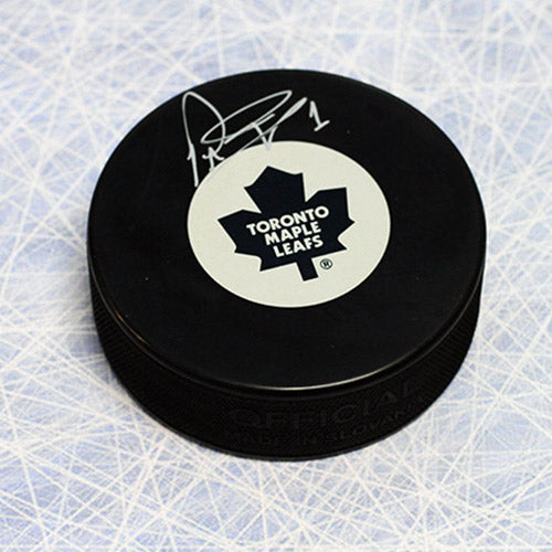 Peter Ing Toronto Maple Leafs Autographed Hockey Puck