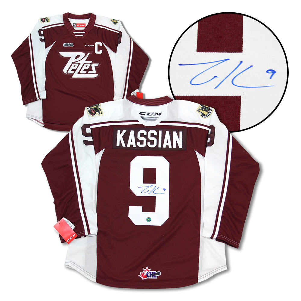 Zack Kassian Peterborough Petes Autographed CHL Hockey Jersey