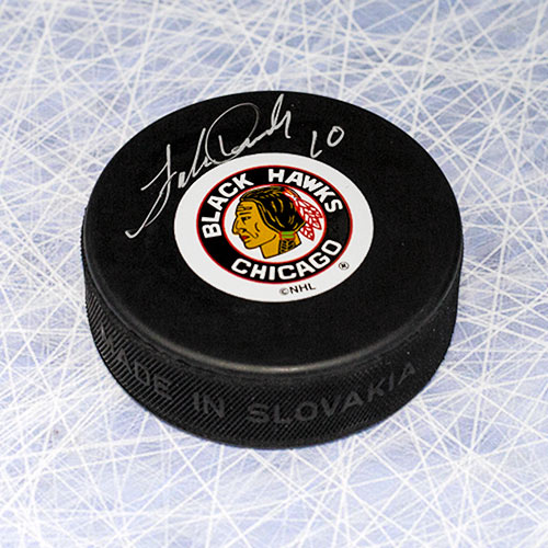 Forbes Kennedy Chicago Blackhawks Autographed Hockey Puck
