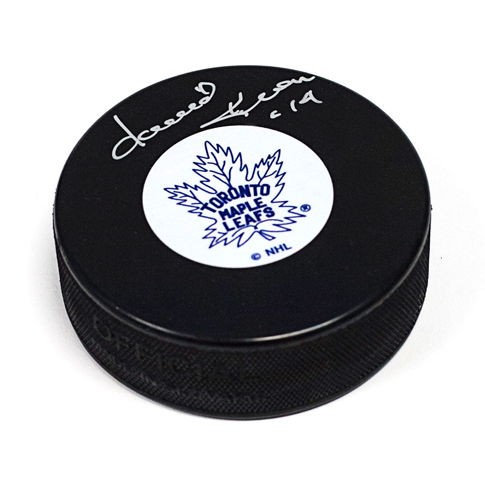 Dave Keon Toronto Maple Leafs Autographed Original Six Era Hockey Puck