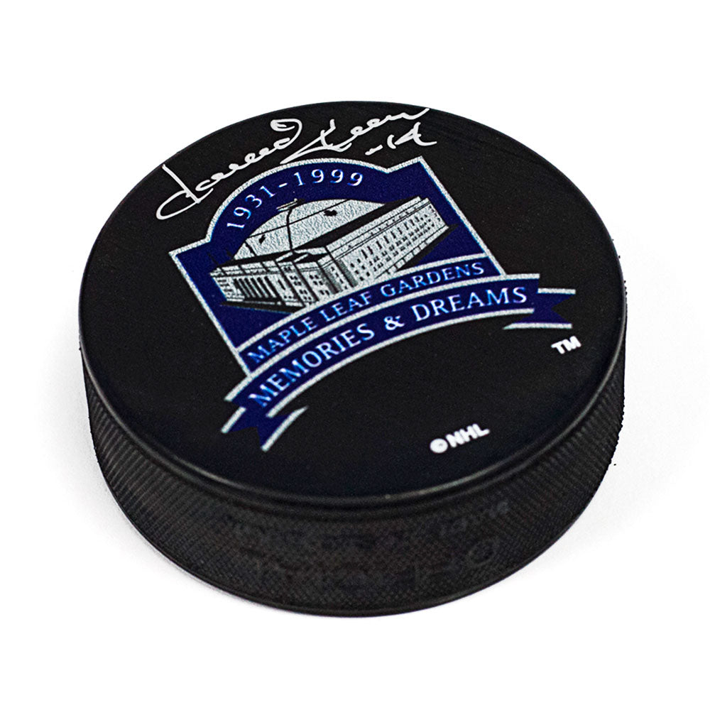 Dave Keon Toronto Maple Leafs Autographed MLG Memories & Dreams Puck