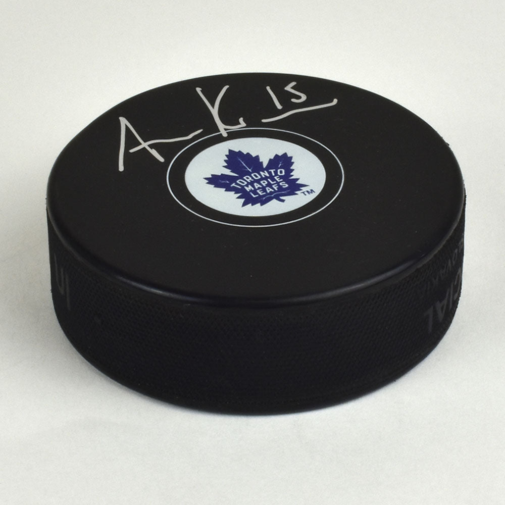 Alex Kerfoot Toronto Maple Leafs Autographed Hockey Puck