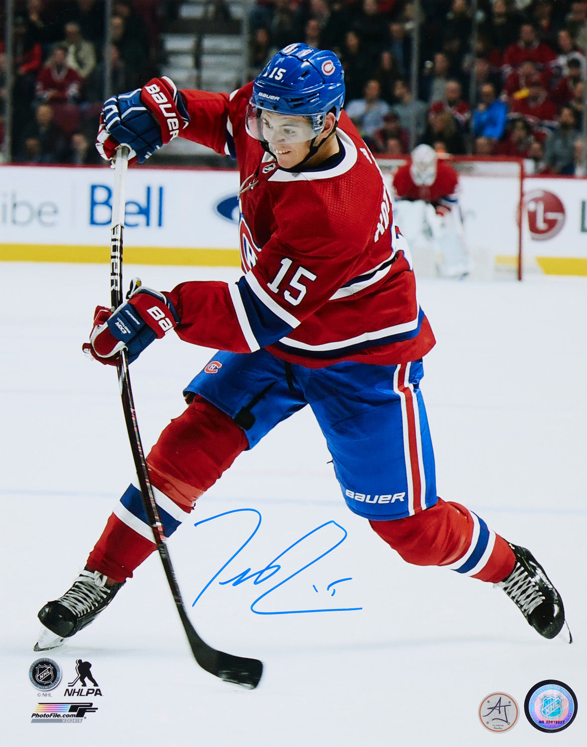 Jesperi Kotkaniemi Signed Montreal Canadiens Rookie 11x14 Photo