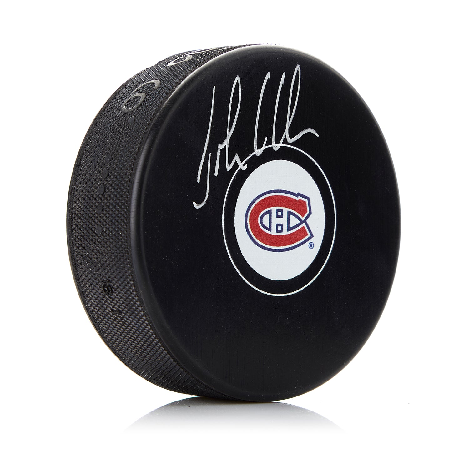 John LeClair Montreal Canadiens Autographed Hockey Puck