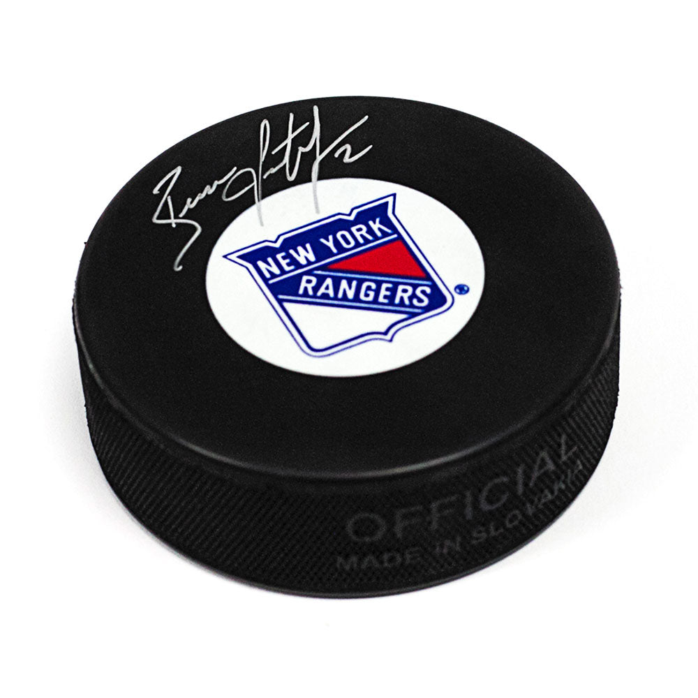 Brian Leetch New York Rangers Autographed Hockey Puck