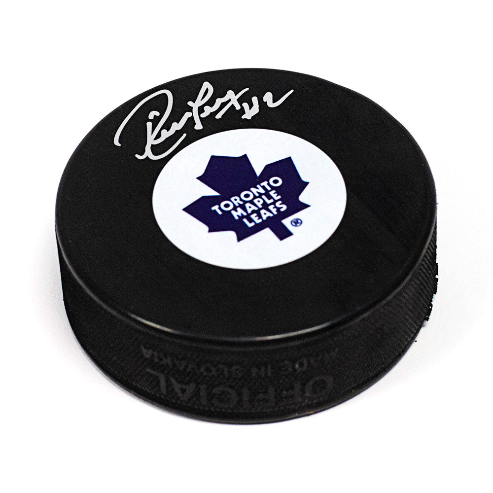Rick Ley Toronto Maple Leafs Autographed Hockey Puck