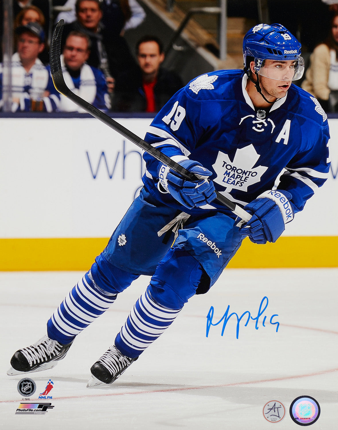 Joffrey Lupul Signed Toronto Maple Leafs Hockey 11x14 Photo
