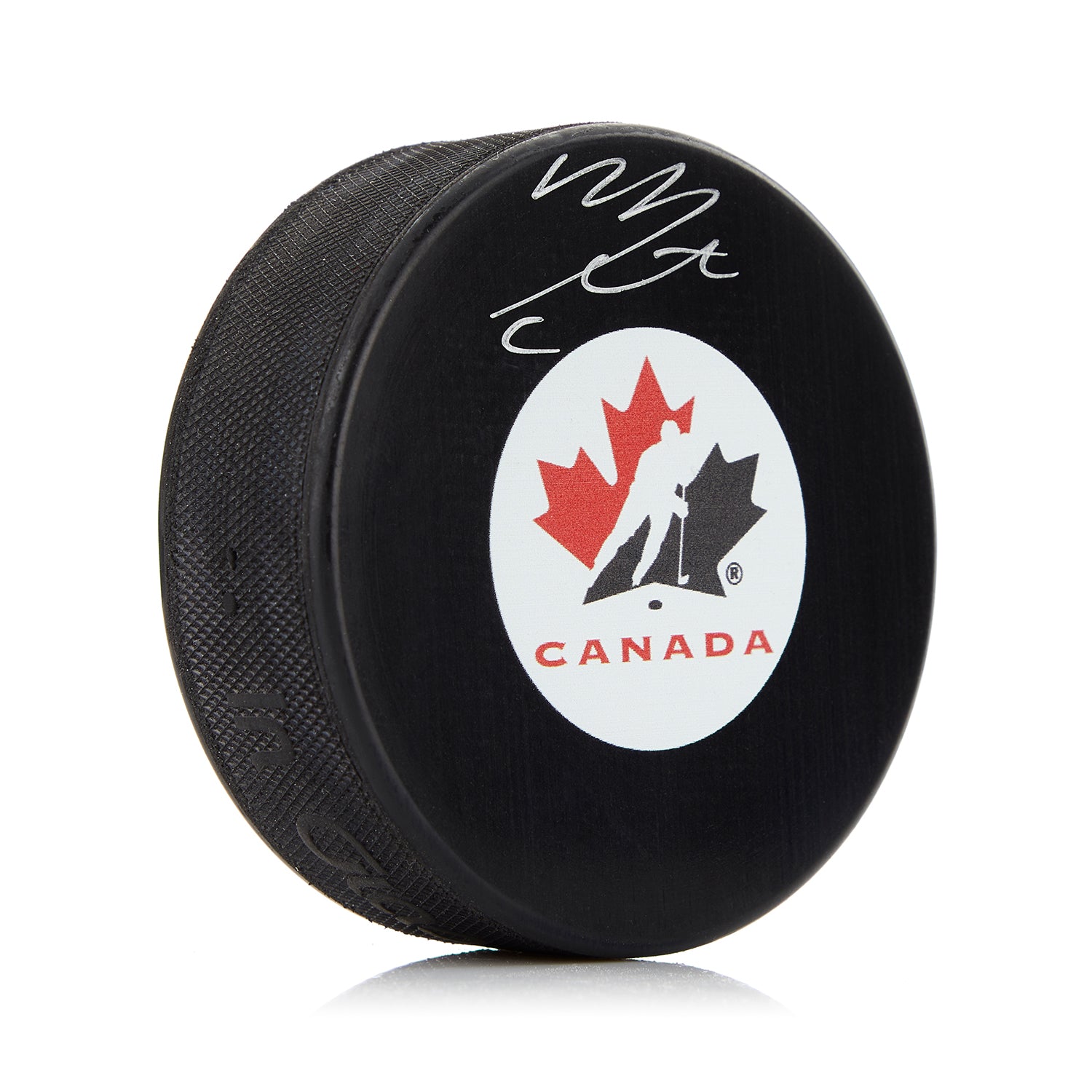 Mitch Marner Team Canada Autographed Hockey Puck