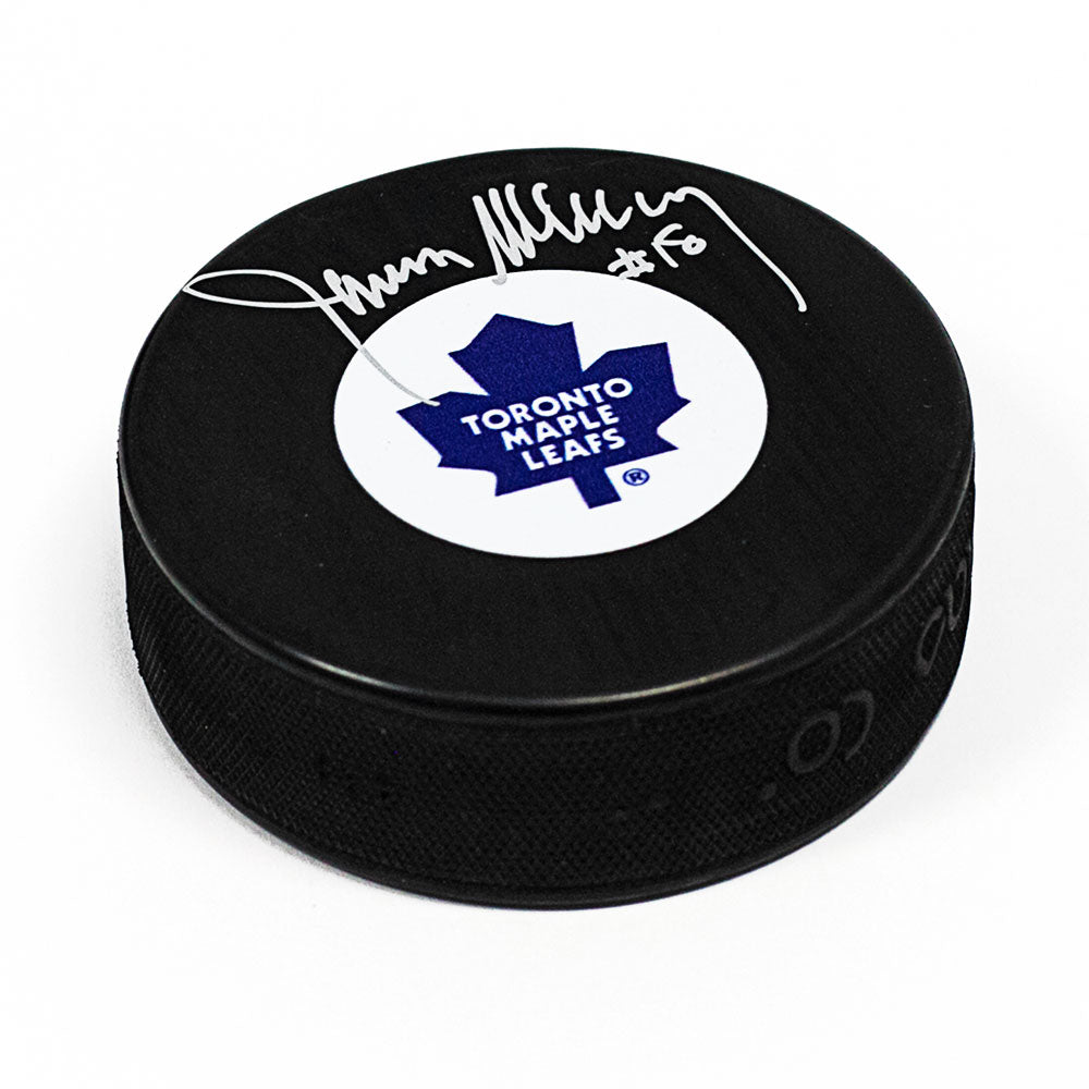 Jim McKenny Toronto Maple Leafs Autographed Hockey Puck
