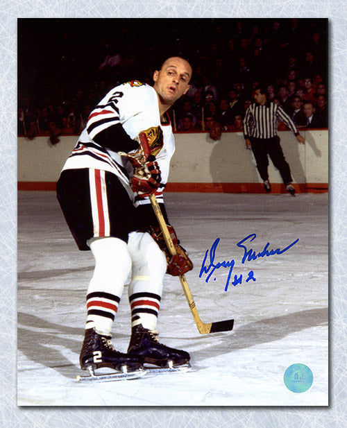 Doug Mohns Chicago Blackhawks Signed Hockey 8x10 Photo