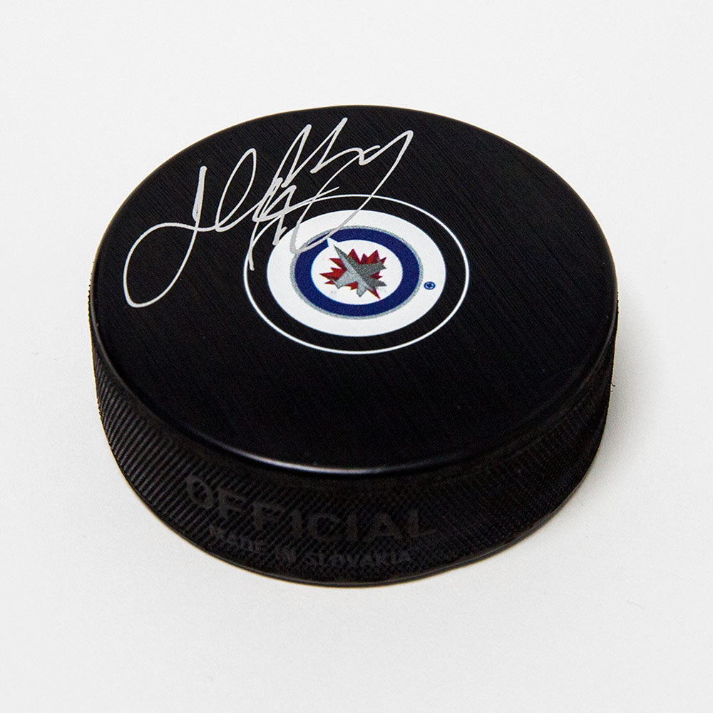Josh Morrissey Winnipeg Jets Autographed Hockey Puck