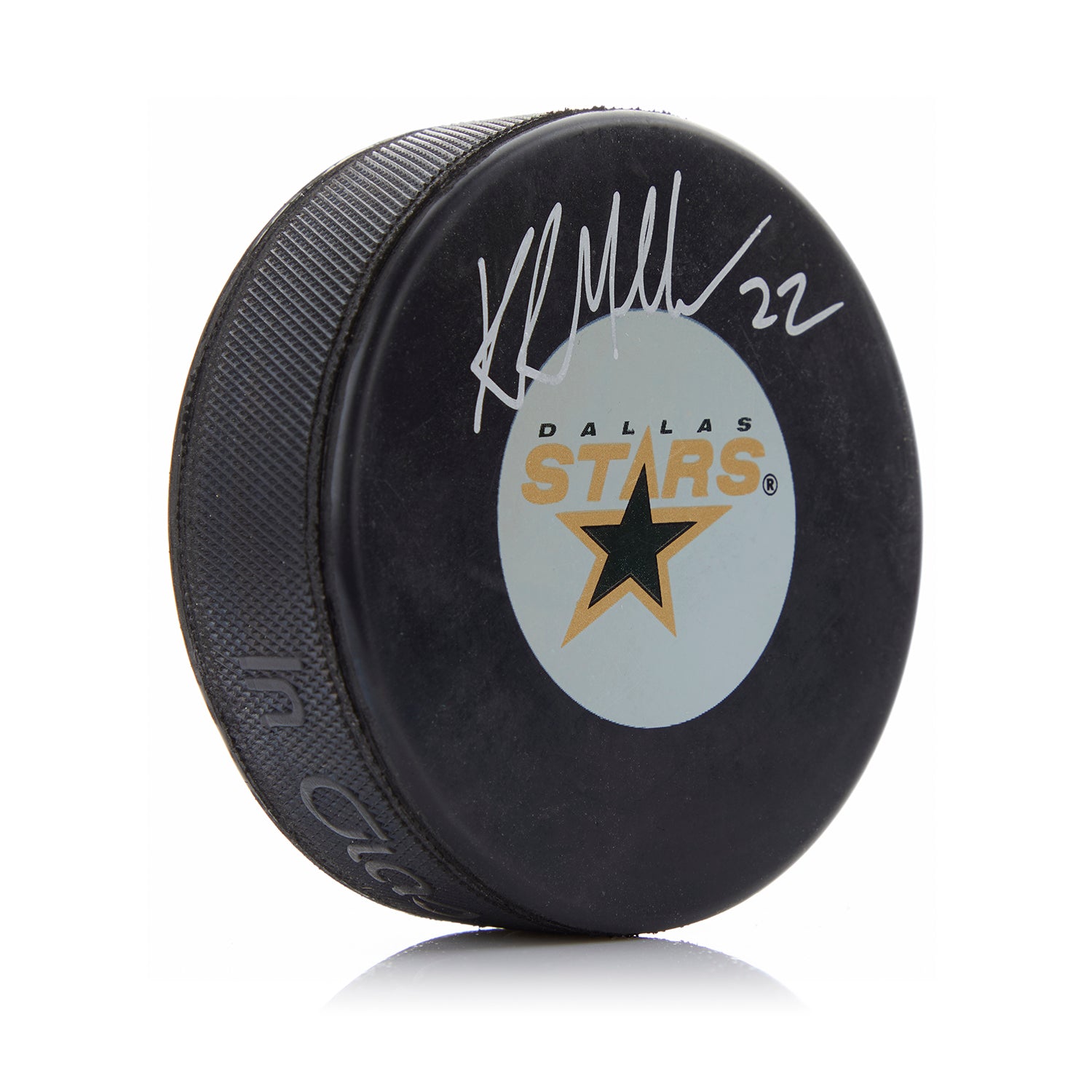 Kirk Muller Autographed Dallas Stars Hockey Puck