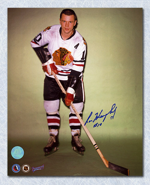 Ron Murphy Chicago Blackhawks Autographed 8x10 Photo