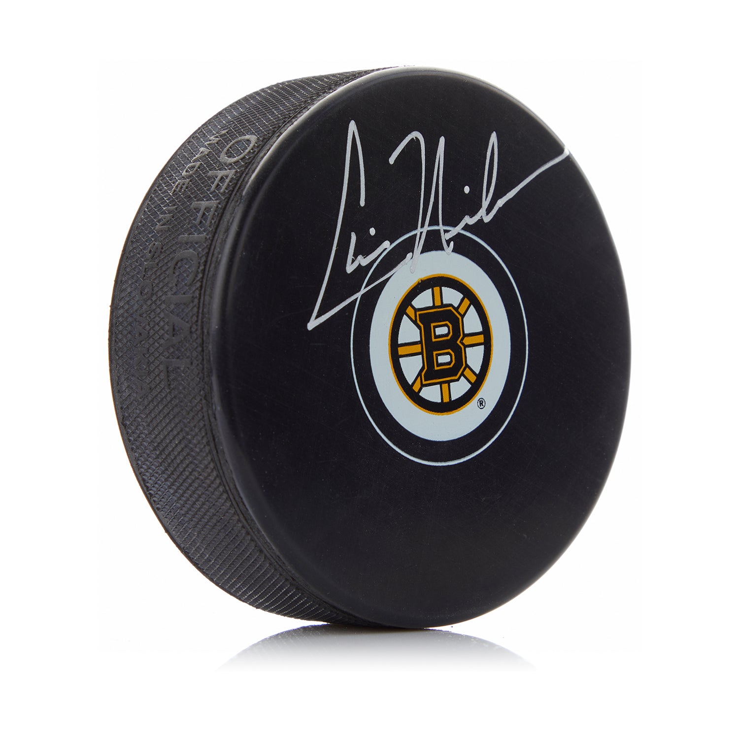 Chris Nilan Autographed Boston Bruins Hockey Puck