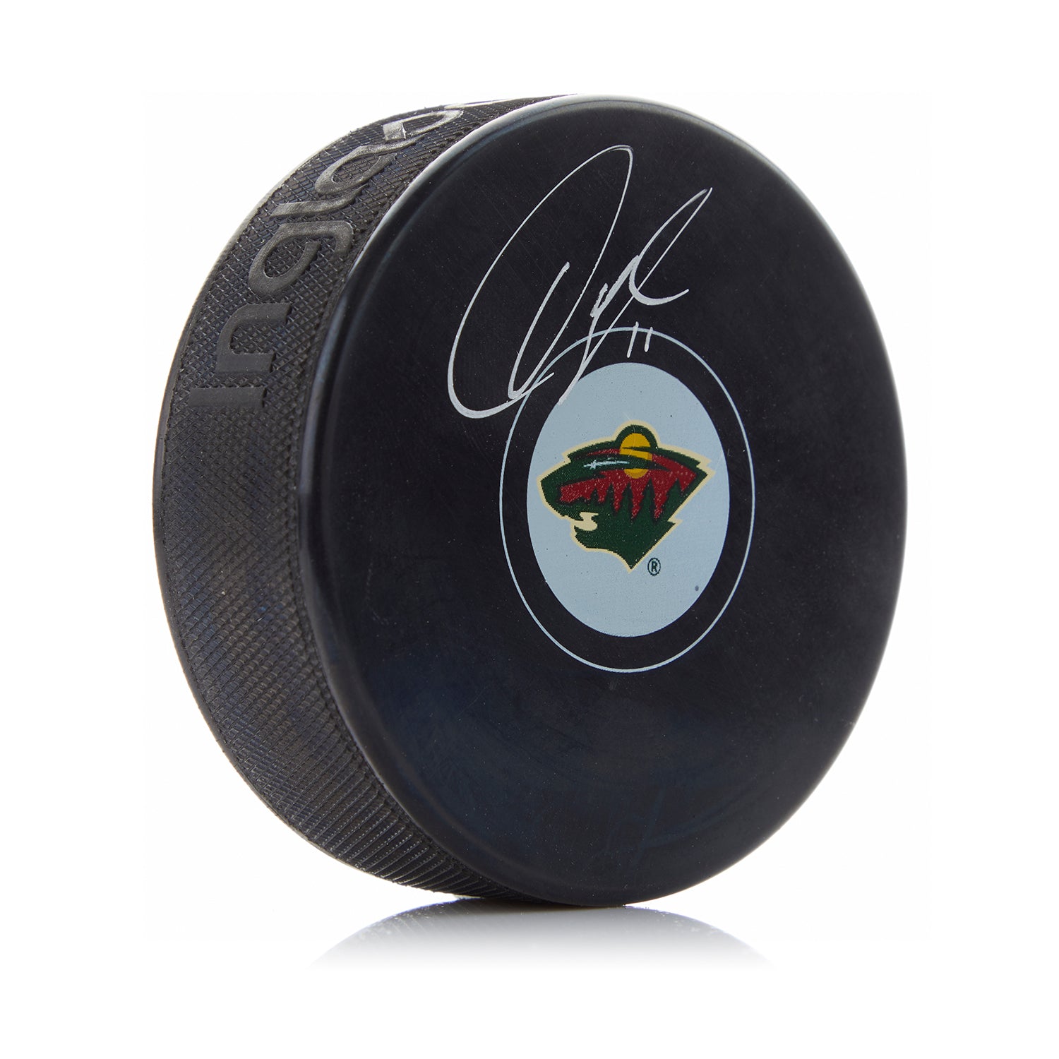 Owen Nolan Autographed Minnesota Wild Hockey Puck