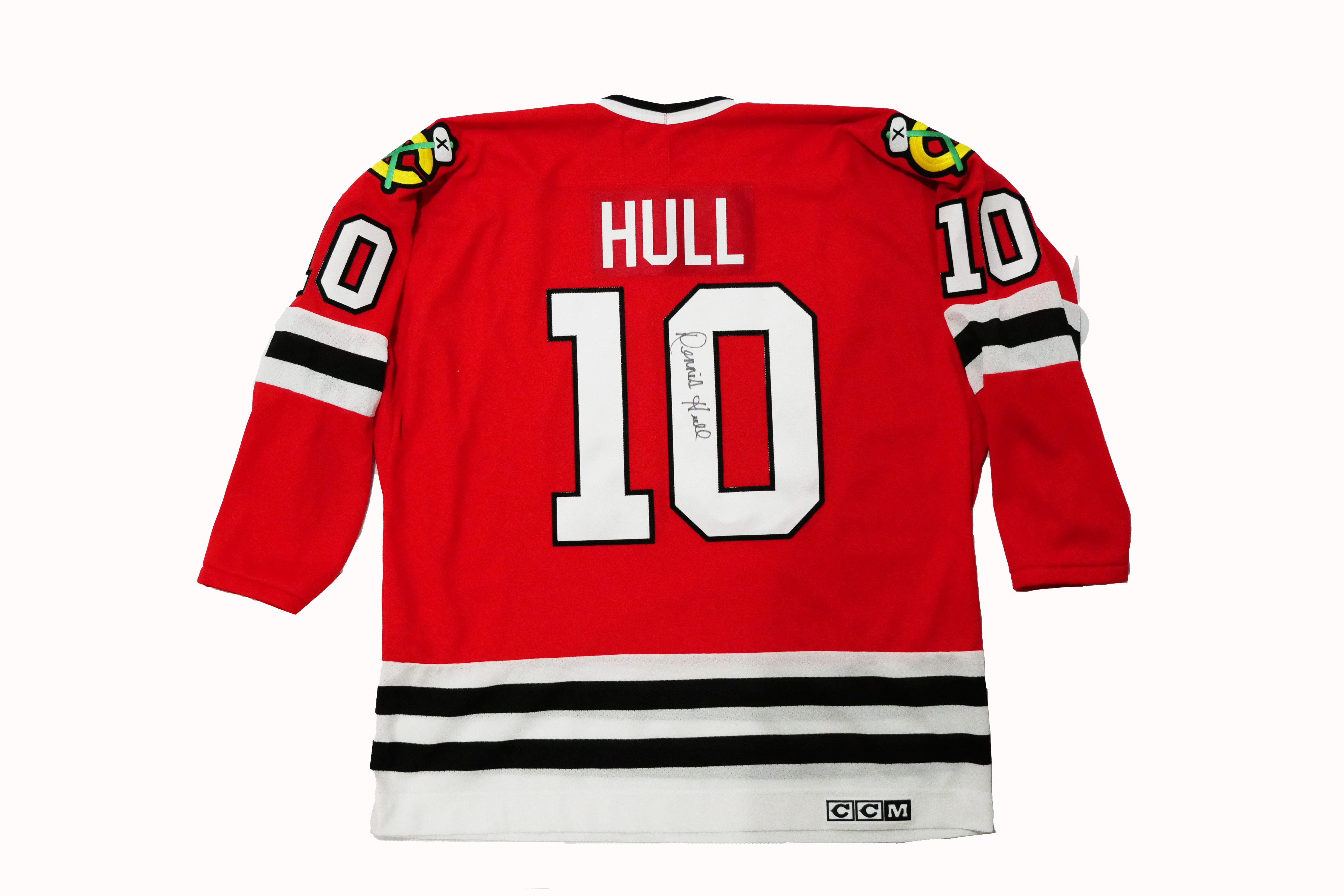 Dennis Hull Authentic Autographed Chicago Black Hawks Home Jersey