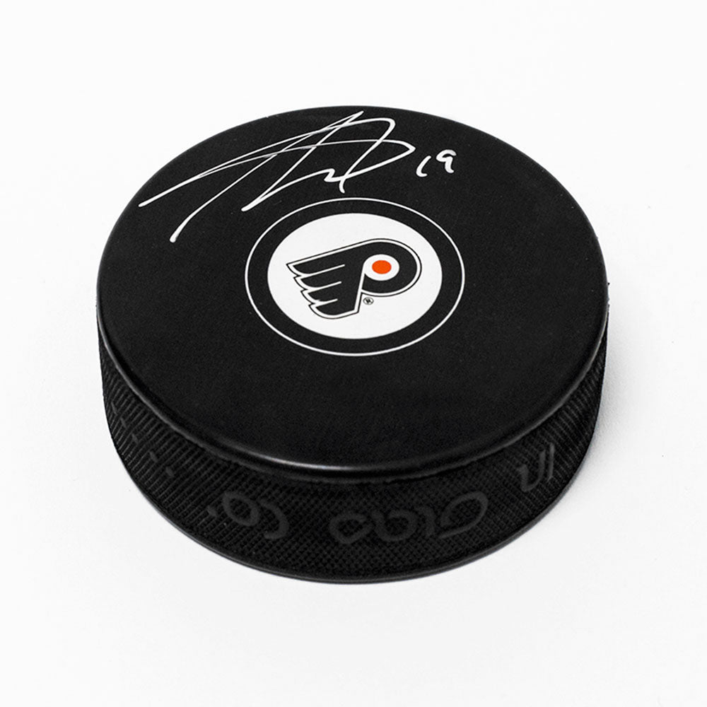 Nolan Patrick Philadelphia Flyers Autographed Hockey Puck