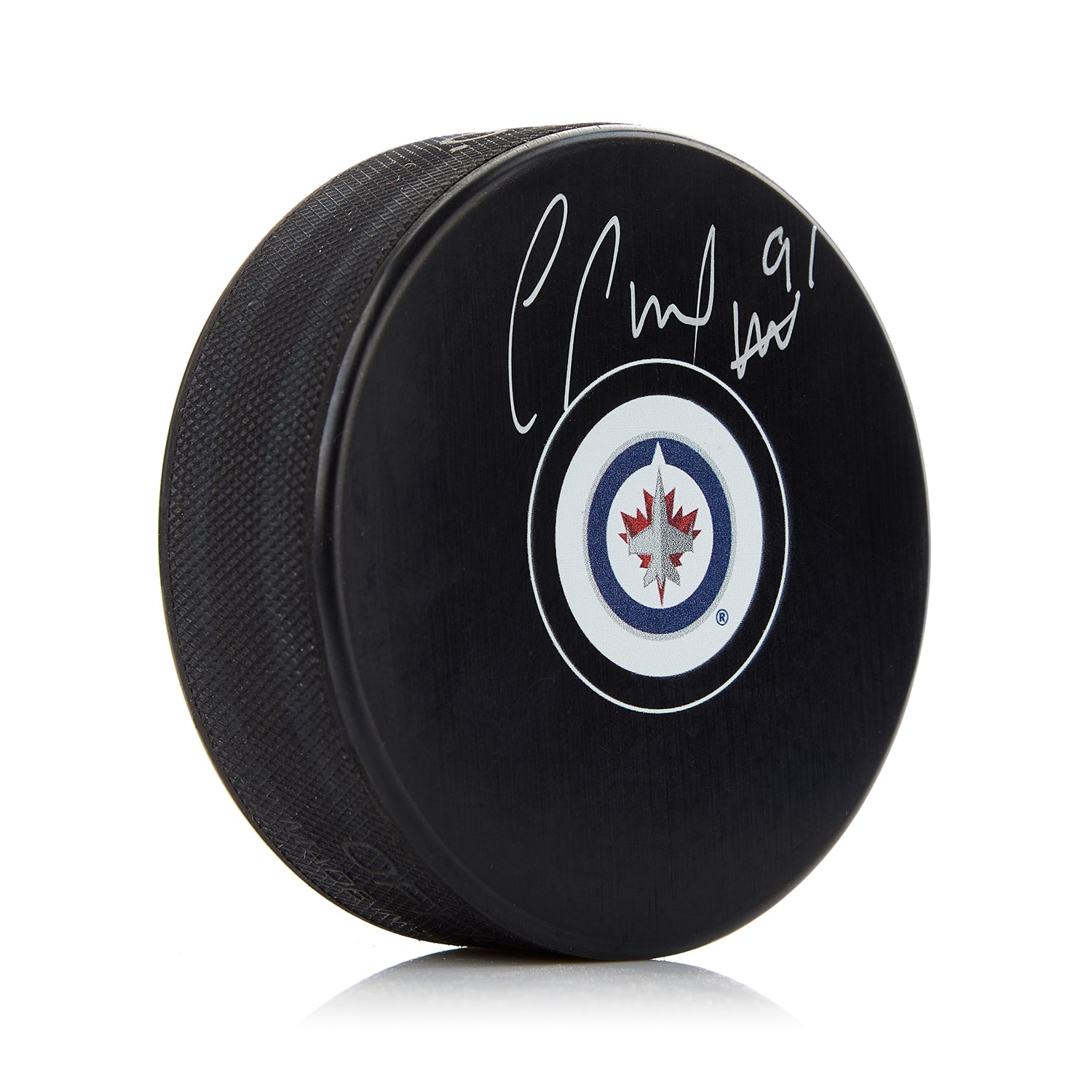 Cole Perfetti Winnipeg Jets Autographed Hockey Puck