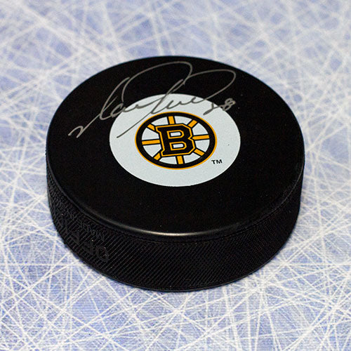 Mark Recchi Boston Bruins Autographed Hockey Puck